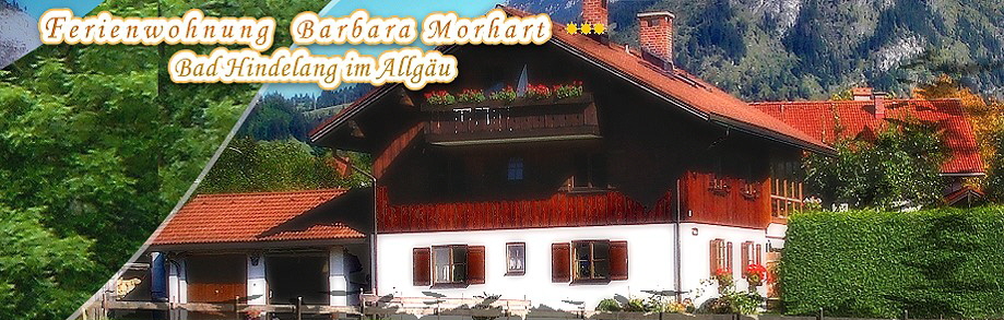 Ferienwohnung Barbara Morhart, Bad Hindelang